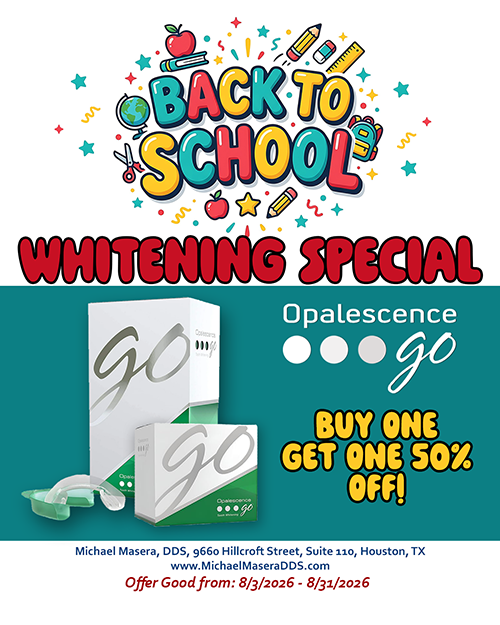 Opalescence Go Special, Michael Masera DDS, Houston Texas.