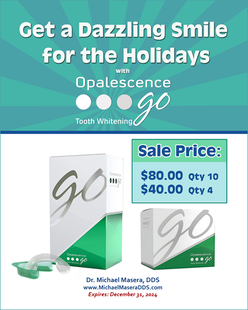 Opalescence Whitening Sale, Michael Masera DDS, Houston Texas.